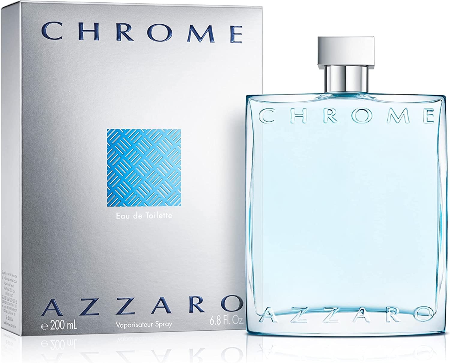10801050001_0.jpg Azzaro Chrome for Men, 200 ml EDT Spray - Image 1