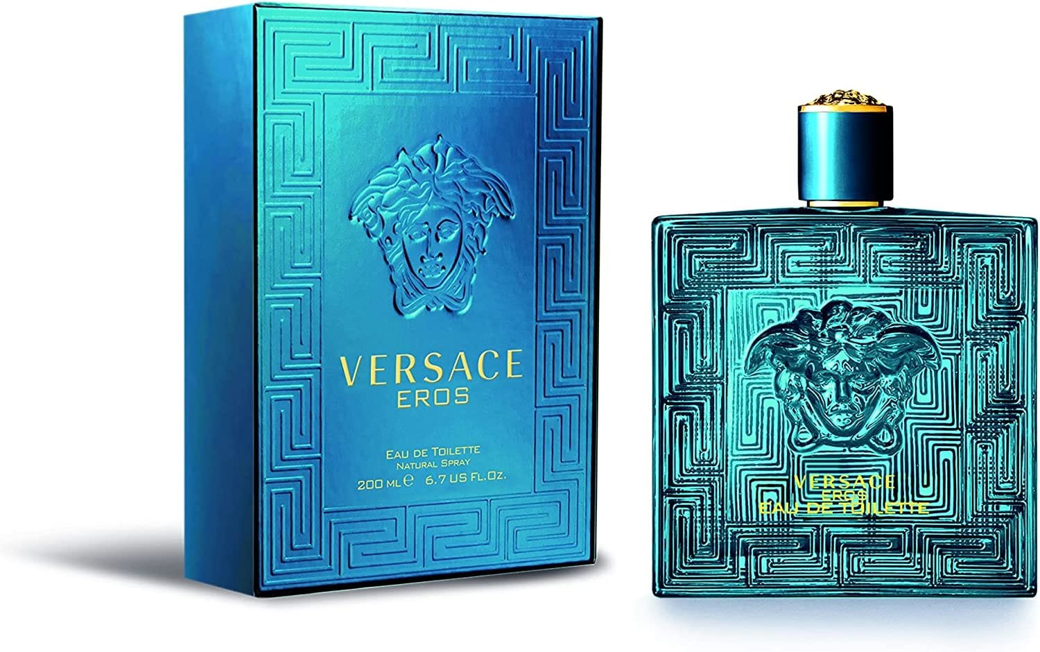 10805060003_0-1.jpg Versace Eros by Versace for Men - Eau de Toilette, 200ml - Image 1