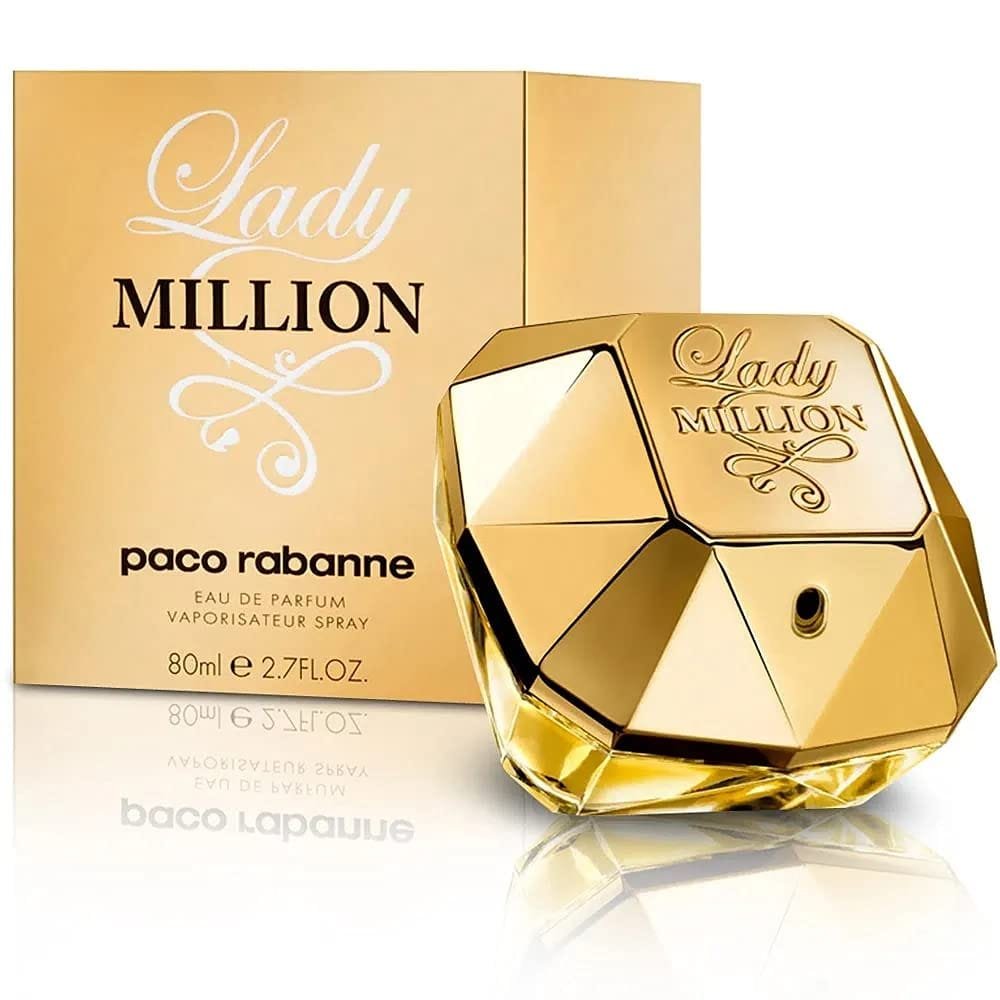 97c8b048-b2b2-4f71-acfe-1e39d7ff0aaf.jpg Paco Rabanne Lady Million Eau De Parfum For Women, 80 ml - Image 1